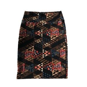 •Lularoe• chevron pattern pencil skirt